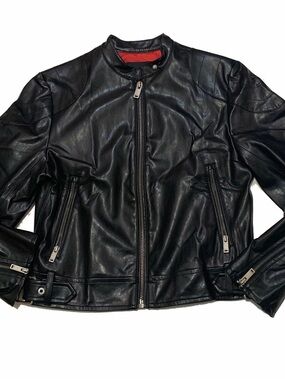 MO & CO Leather Bomber jacket
